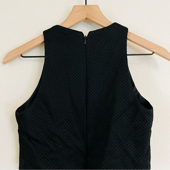 Cynthia rowley Women's Black Mid Cut Out Midi Sleeveless Dress Size 2 - Picture 5 of 8